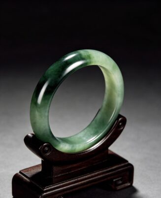 Jadeite Bangle · Full Green