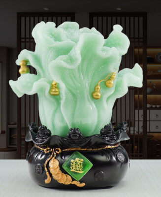 Jadeite Cabbage Ornament · Small