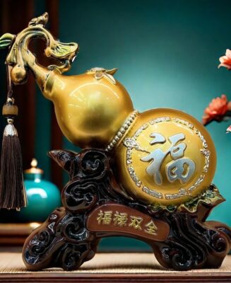 Golden Gourd Ornament · Fortune