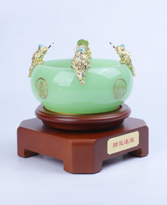 Jade Treasure Bowl Ornament