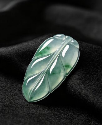 Jadeite Leaf Pendant