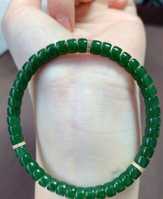 Jadeite Bead Bracelet