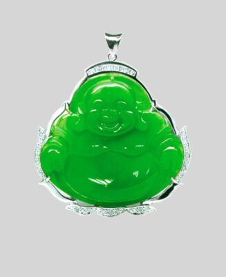 Jadeite Buddha Charm