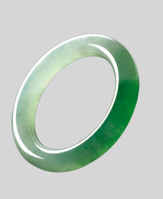 Light Green Jade Bangle · Slim